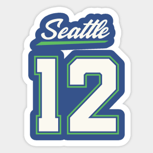 12th Man Seattle Sticker